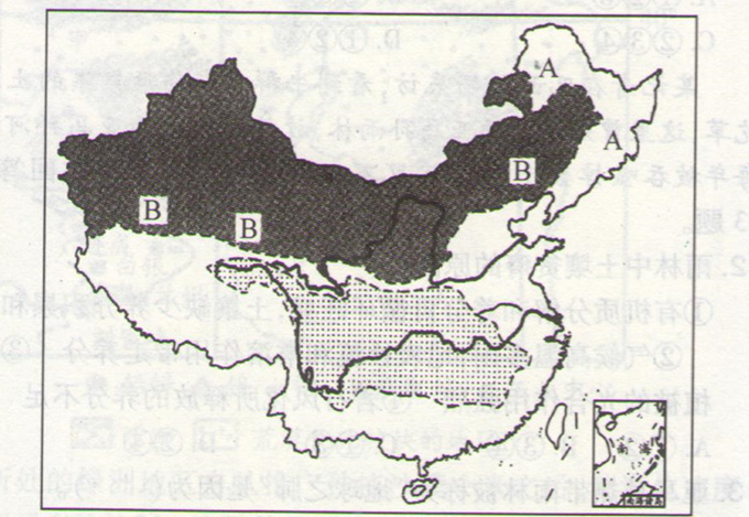 高考地理《森林的开发和保护》综合复习精选试题图3